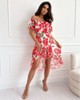 Backless Ruffles Summer Casual Party Dress