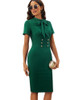 Summer Women Classy Solid Color Dress