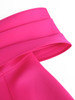 Women's Pink Off Shoulder Long Formal Dresses 