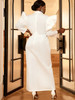 Formal Beaded White Dresses 