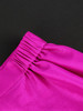 Maxi Long Evening Skirts for Women Sparkly High Waist Flare A LINE Ankle Length Fuchsia Skirt Formal Wedding Guest Outfits 4XL