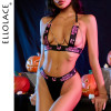 Ellolace Holloween Erotic Lingerie Adult Female Costumes Sex Outfit Fantasy Desire Hot Girl Extreme Sexy Halter Bra Porn Body