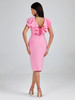 Pink Bandage Women Party Dress 