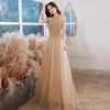 Sequins Beading Halter With Tassel Sleeve A Line Exquisite Floor Length Prom Evening Gowns