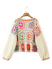 Summer Women's Handmade Plaid Sweater 