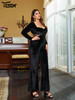 Plus Size Winter Sweetheart Neck Long Sleeve Velvet Formal Occasion Jumpsuits