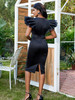  Stylish Sleeves Slim O Neck Mesh Ruffled African Event Classy Gowns