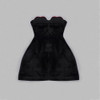  Women Strapless Sweet Heart Shape Crystal Design A-Line Mini Party Evening Dress 