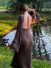  Knitted Backless Long Dress .