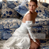  Strapless Detachable Sleeves Zipper Backless Bride Gowns 