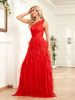  Luxury Tulle Floor Lenght  Evening Dresses 