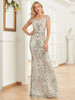 Women Sleeveless Party Maxi Mermaid Dress Long Luxury Prom Gown Dress