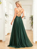  Women Green Backless Formal Long Prom Shining Wedding Party Cocktail Dresses