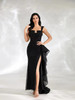 Black Gowns Fashion Sexy Evening dress 