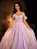 PURPLE Gowns Fashion Sexy Evening dress 
