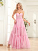 Elegant Tulle Off-the-shoulder Formal Evening Dress 