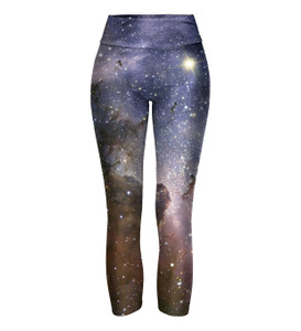 Violet Nebula Yoga Pants