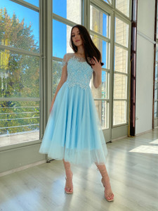 Sky Blue Prom Dresses 