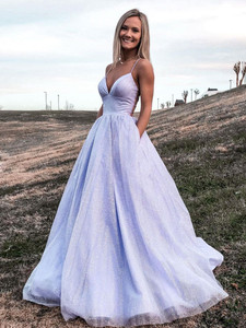 Glitters Tulle Evening Dress 