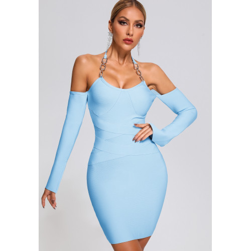 Superior Quality Off Shoulder Leisure Time Bodycon Bandage Dress 