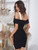 Patchwork Celebrity Mini Night Club Party Evening Female Bodycon Dress Outfit