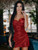 Sleeveless Sequins Celebrity Elegant Party Outfits Dress