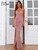 Backless Sequin Prom Dress