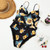BLESSKISS Sexy 1 One Piece Swimsuit Women 2021 Print Belt Underwire Push Up Bra Monokini Swimwear