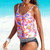 Plus Size Bikini Set Printing PUSH UP Swimwear Women Bodysuit Maillot De Bain Femme Monokini Sport