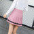 Striped Women Pleated Skirts