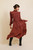 Elegant Long Sleeve Spring Dresses Casual Women Dress Vintage Party Midi Vestidos Retro Sexy 2021