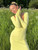  Yellow Elegant Outfits Vestido Long Dresses Robe Clothes
