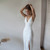 Backless White Party Dress For Women Spaghetti Strap 
