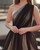 Black Illusion Tulle Evening Dress A-Line One Shoulder 