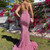 Sleeveless Stretch Sparkle Sequin Floor Length Party Dress 