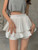 White Pleated Skirt ..