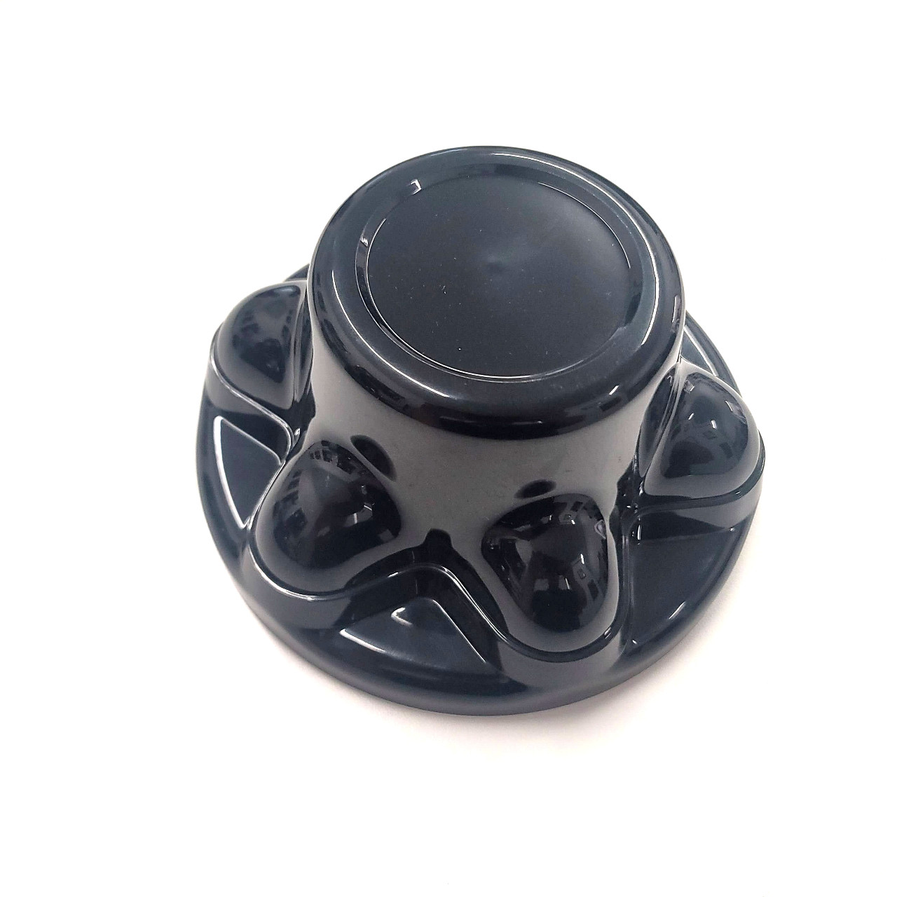 Black Hub Cover - 6 Lug - TrailersPlus