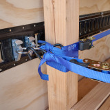 E-Track Tie-Off Ring on wall with strap