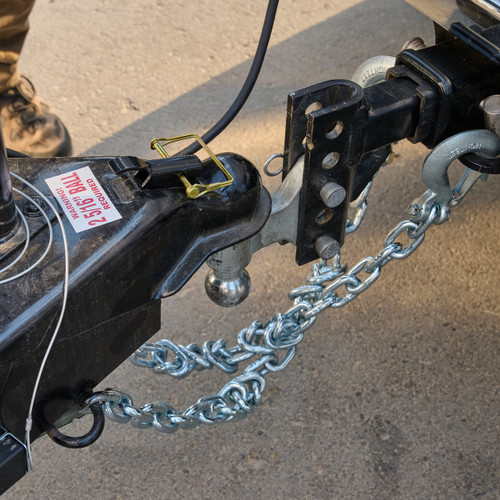 Coupler latch pin in-use