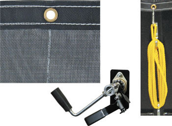 Dump Tarp Complete Kit - 7' x 18' Mesh