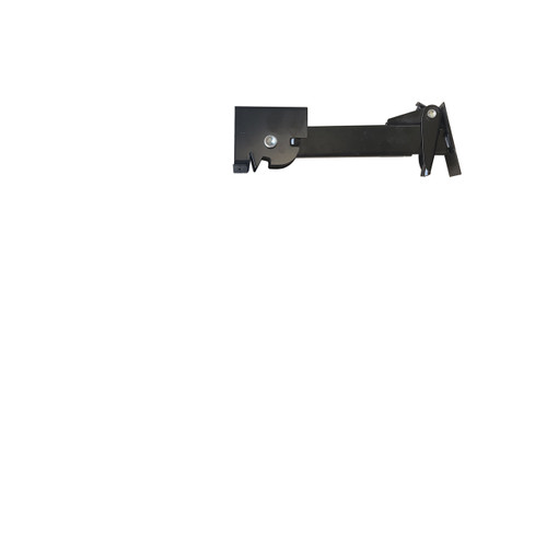 Stabilizer jack in up position