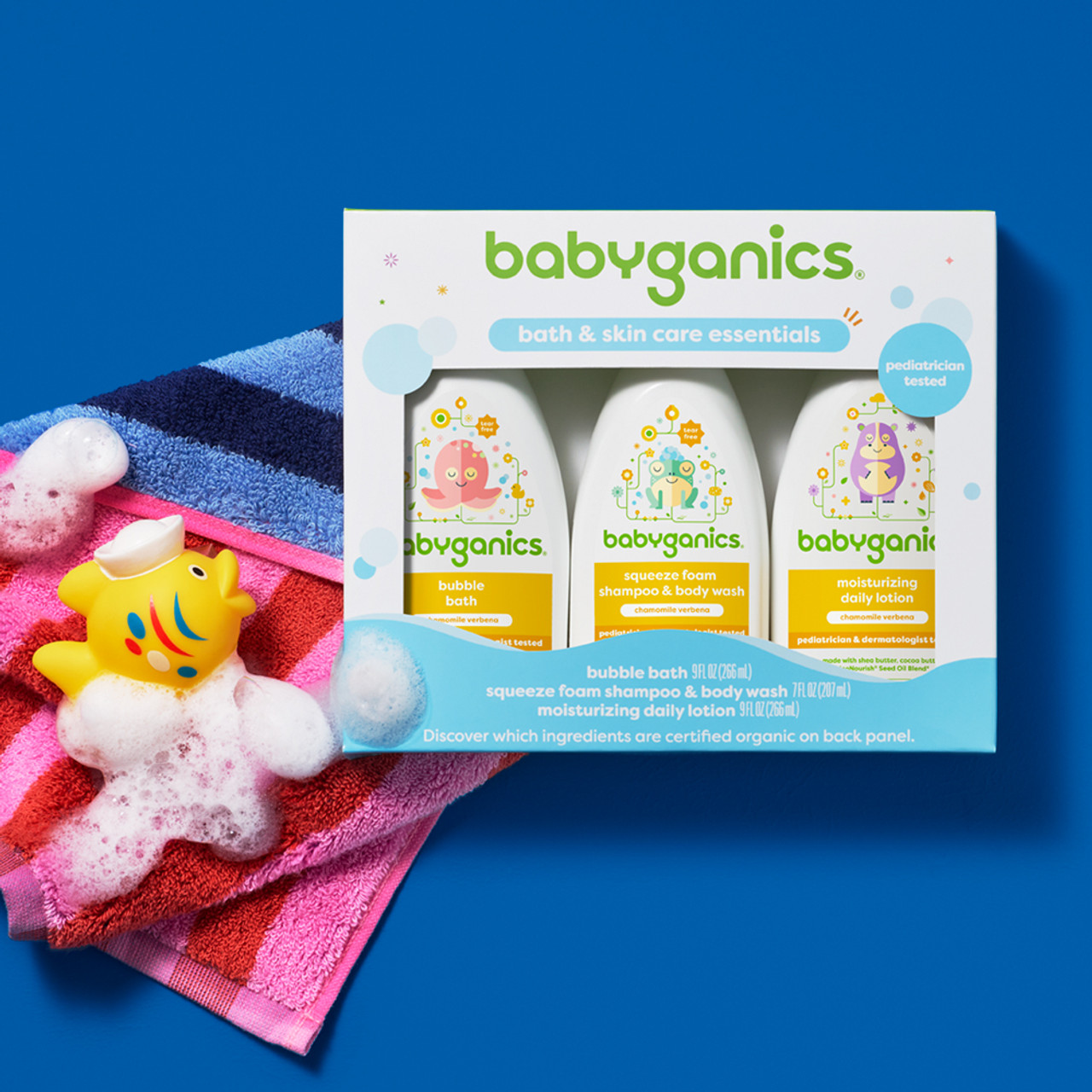 Babyganics Baby Bath Essentials Gift Set 6 Items Exp 6/21 K16 for sale  online