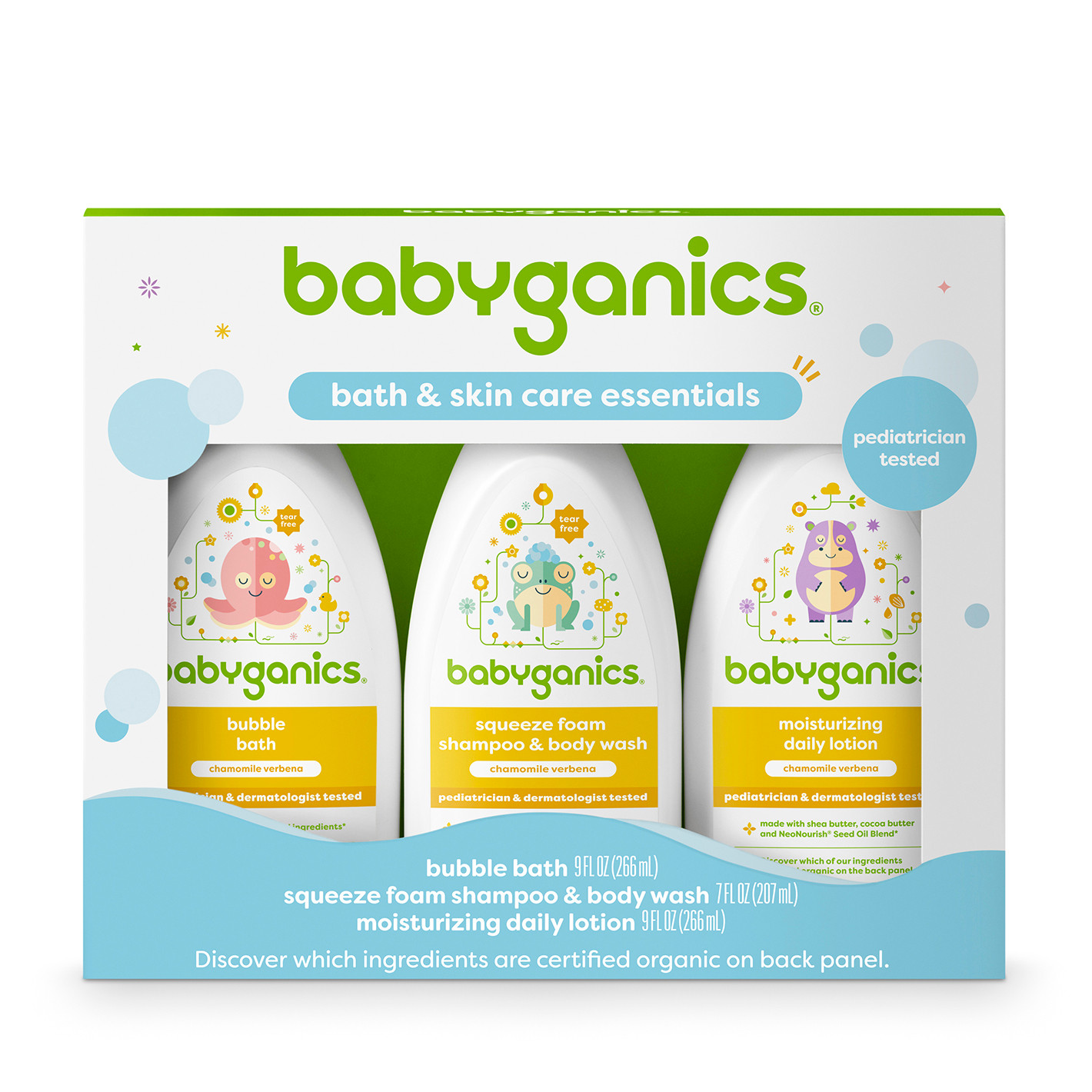 bath & body skincare Babyganics