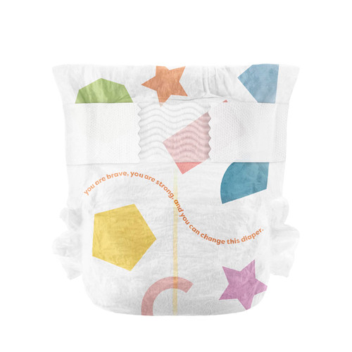 Front of triple dry diapers, size 1, 80ct