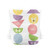 Back of triple dry diapers, size 2, 76ct