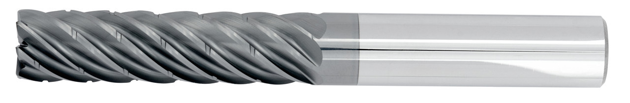 7 Flute ALL4 Coated Ultra High Performance Chipbreaker End Mill Corner Radius