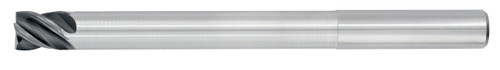 4 Flute TiALN Coated High Performance Long Reach Neck Relief End Mill Corner Radius 4 Flute TiALN Coated High Performance Long Reach Neck Relief End Mill Corner Radius