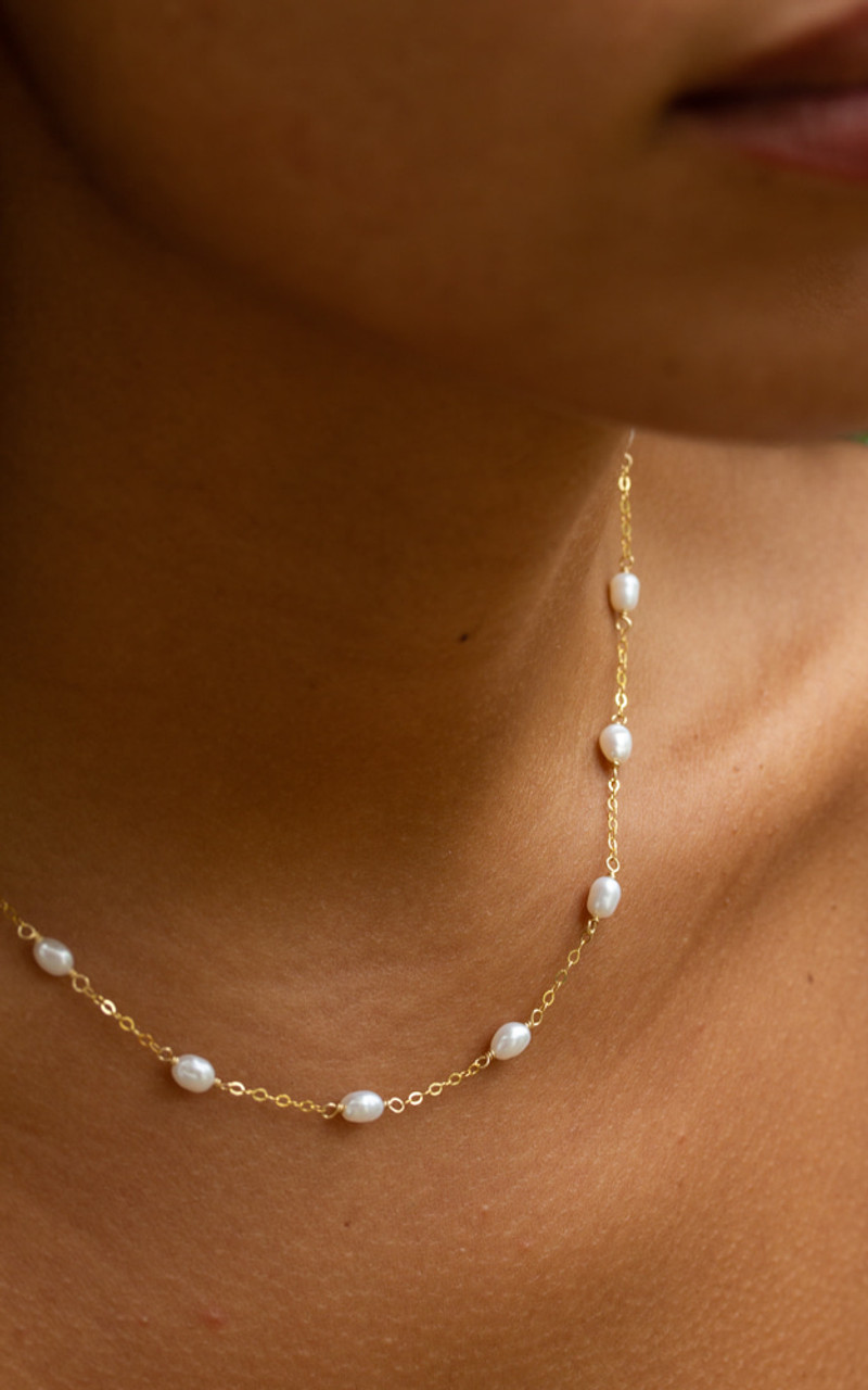 The Pearl Necklace Mini- 3.70 mm / 22 Inches