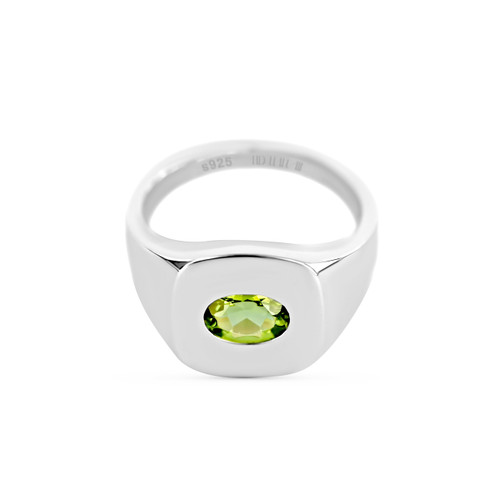 Custom Gemstone Signet Ring