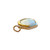 Solid 14k Reversible Irregular Pearl Pendant (limited edition)